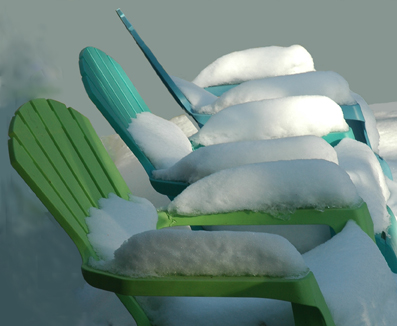 Summer Chairs in Winter