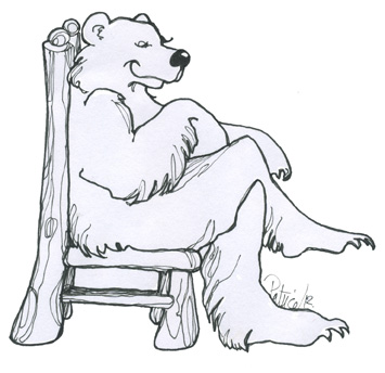 Bear in my Chair