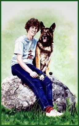 My Best Friend ~ Watercolour by Patrice My Best Friend ~ Watercolour by Patrice
