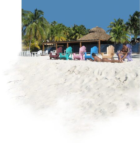 Aruba beach chairs ~ Photo by Patrice