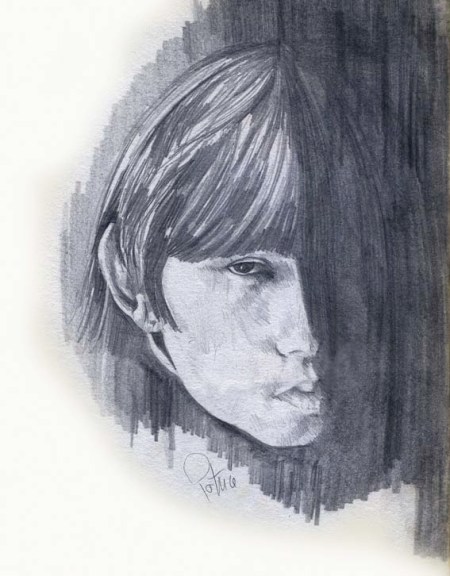 Face Study ~ Illustration by Patrice