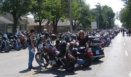 Friday the 13th in Port Dover ~ photo courtesy of www.pd13.com