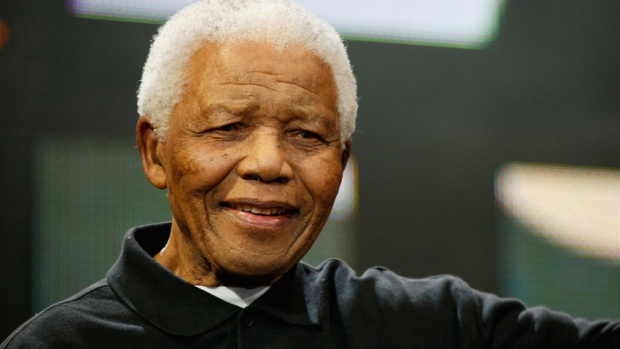 Nelson Mandela ~ photo courtesy of CBC News Canada
