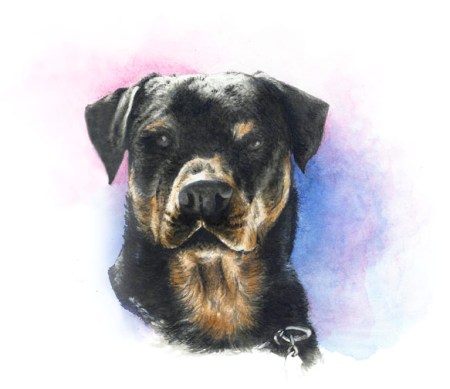 Brittainy ~ Watercolour by Patrice. Brittainy ~ Watercolour by Patrice.