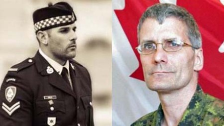 Cpl. Nathan Cirillo, Warrant Officer Patrice Vincent ~ Photo courtesy of www.cbc.ca