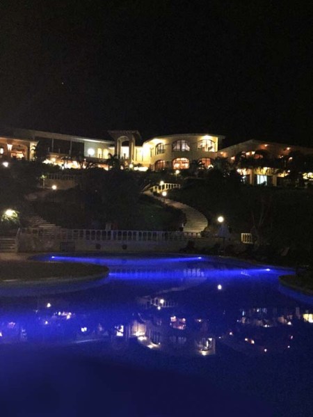 Costa Rican night pool ~ Photo by Brent