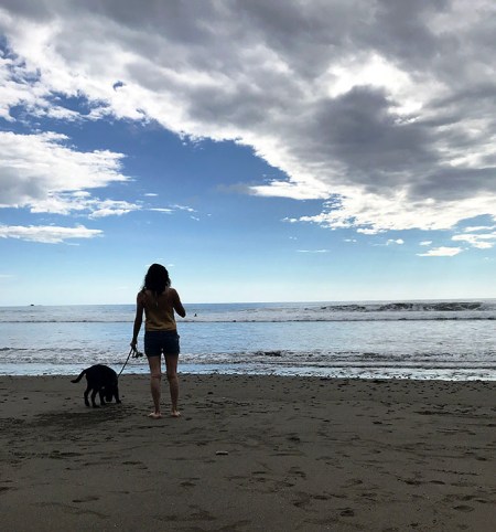 Girl and Dog at the Beach ~ Photo by Patrice Girl and Dog at the Beach ~ Photo by Patrice
