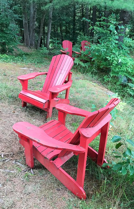 Red Chairs ~ Photo by Patrice