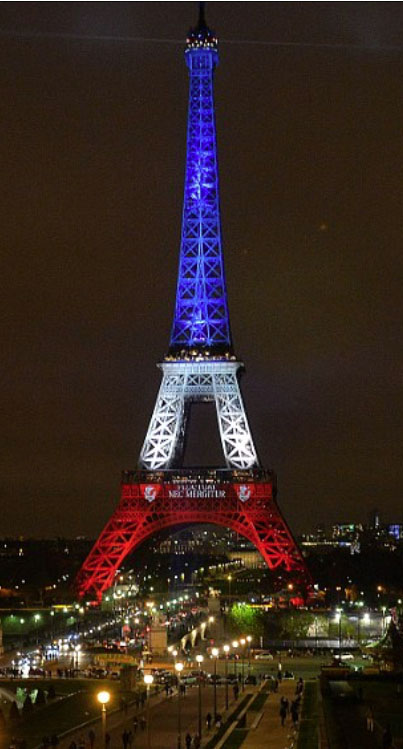 EiffelTower ~ Photo by Bruce Adams/Daily Mail