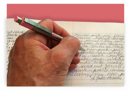 My New Pink Pen ~ Photo by Patrice