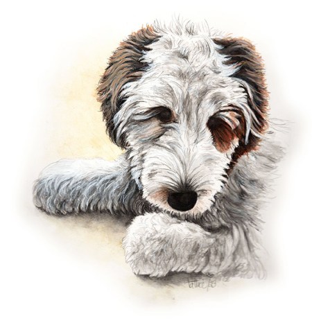 Quietly ~ Watercolour by Patrice