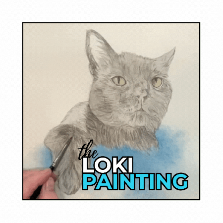 Loki Painting - Art created by Patrice Loki Painting - Art created by Patrice