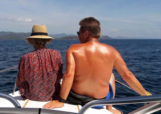 Hold Your Hand ~ Photo by Caption of the boat